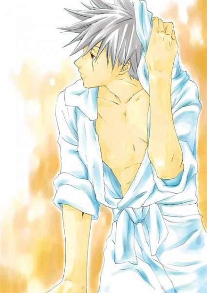 Kakashi just got out of the bath